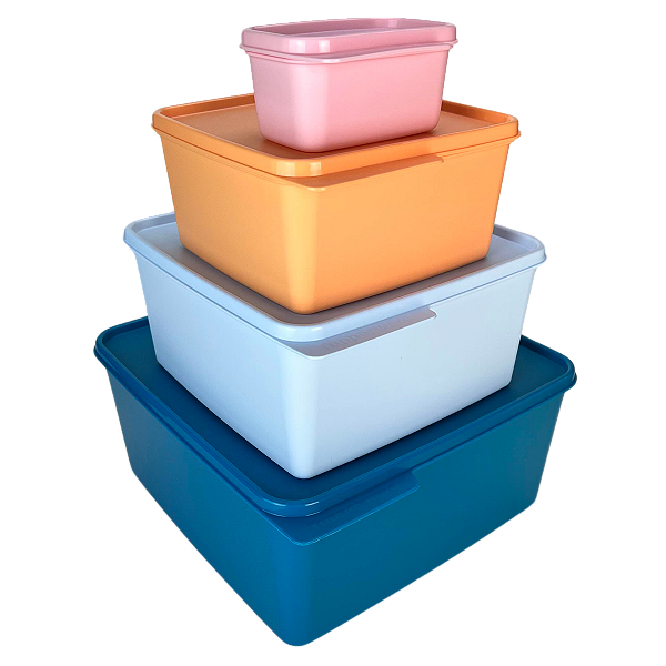 Kit Tupperware Basic Line 4 peças