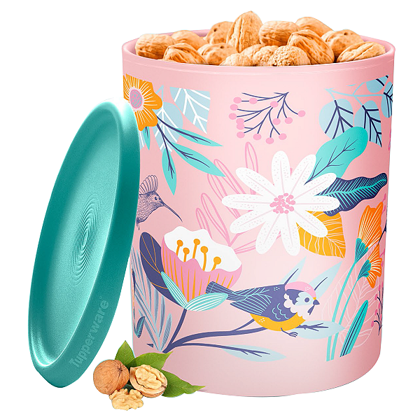 Tupperware Instantânea Mágica Vila das Flores 4,2 litros Rosa