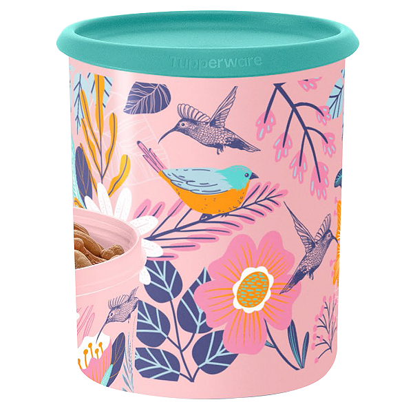 Tupperware Instantânea Mágica Vila das Flores 2,25 litros Rosa