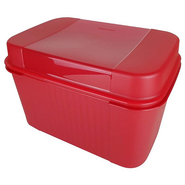 Tupperware Visual Box com Bandeja 4,5 litros Vermelho