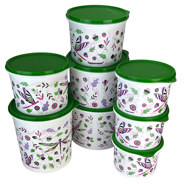 Kit Tupperware PDA 02/2025 Libélulas 8 peças