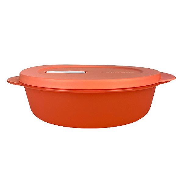 Tupperware Tigela Cristalwave Geração ll 1 litro Laranja