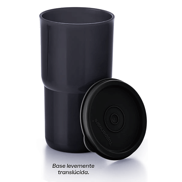 Tupperware Copo Colors 350ml Preto