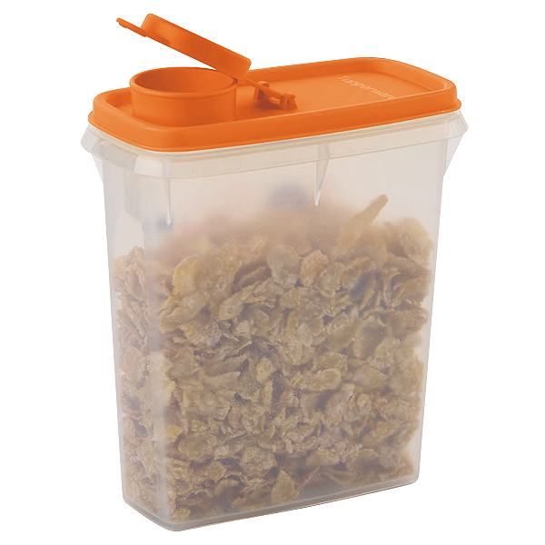 Tupperware Porta Cereais 850ml Laranja
