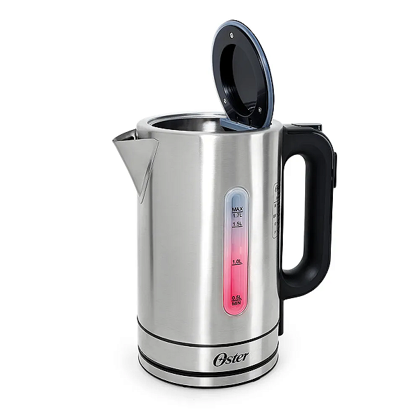 Chaleira Elétrica Digital Oster Inox 110v 1,7 litro