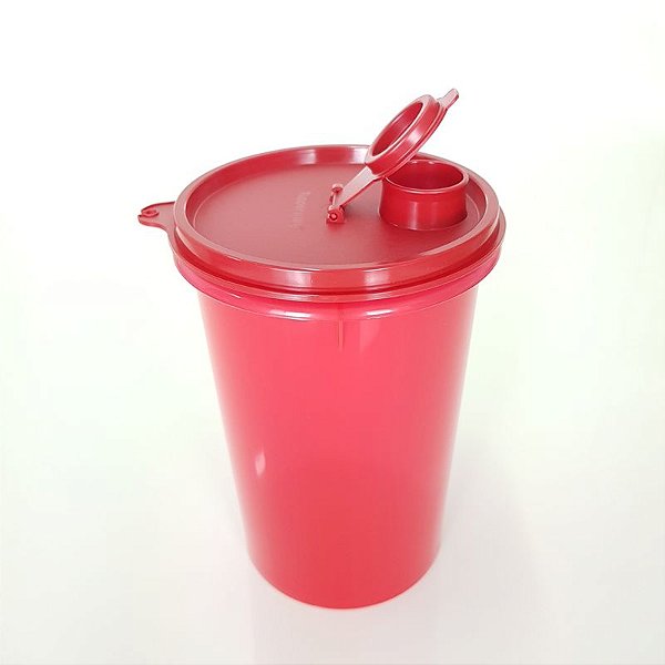 Tupperware Guarda Suco 1 Litro Vermelho Escuro