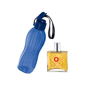 Perfume Nutrimetics London Colônia 100ml + Eco Tupper Plus 500ml Kit 2 Peças