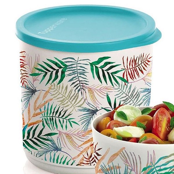 Tupperware Refri Line Redondo 1,1 litro Tropical