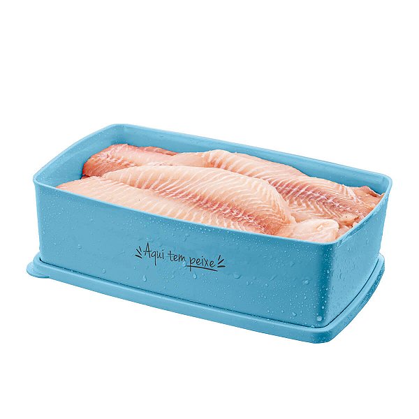 Tupperware Caixa Ideal Aqui Tem Peixe 1,4 litro