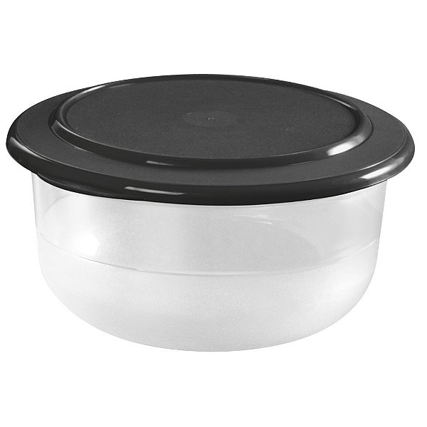 Tupperware Tigela Cristal 2,1 litros Preto