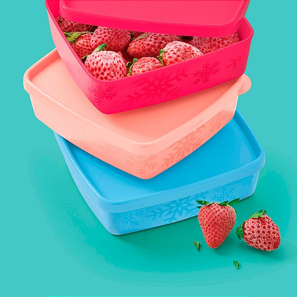 Tupperware Mini Jeitosinho 250ml Rosa Chá
