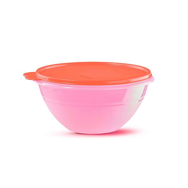 Tupperware Tigela Maravilhosa 1,8 litro Transparente Laranja