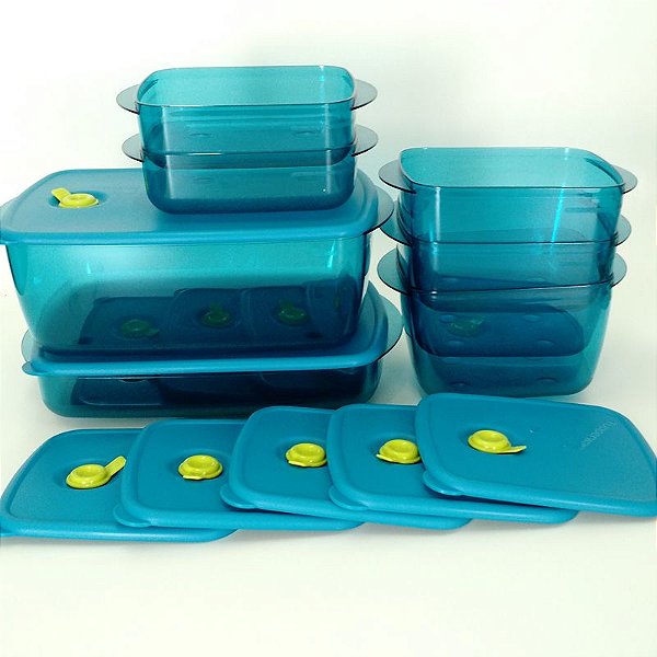 Tupperware Conjunto Cristalwave Plus 7 peças