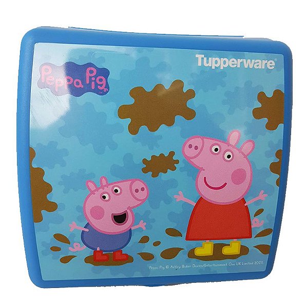 Tupperware Porta Sanduíche Peppa Pig