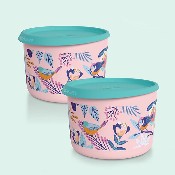 Kit Tupperware Mini Instantânea Mágica Vila das Flores 575ml 2 peças