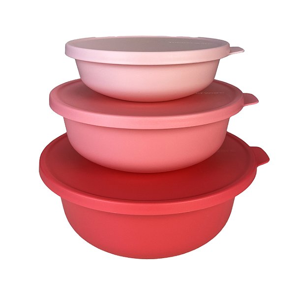 Kit Tupperware PDA 05/2025 Tigela Aloha 3 peças