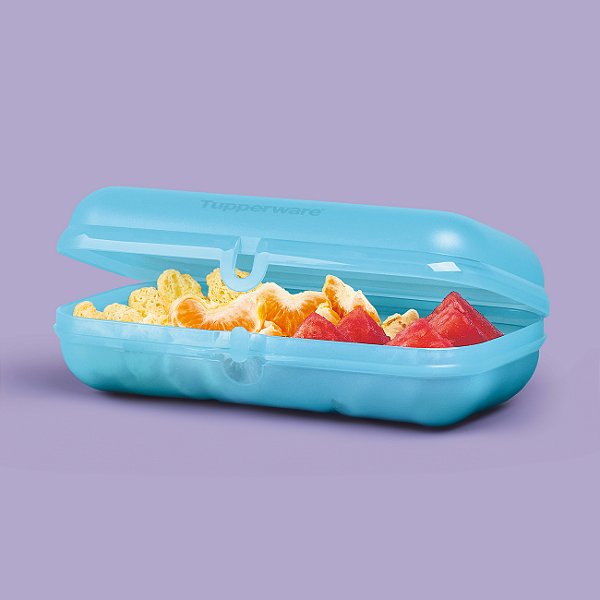 Tupperware Snack Grande Porta Sanduiche Azul Sereno