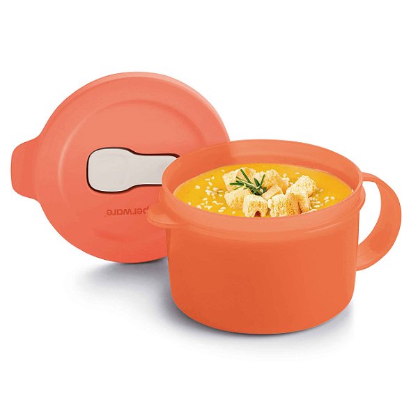 Tupperware Caneca Cristalwave 520ml Laranja