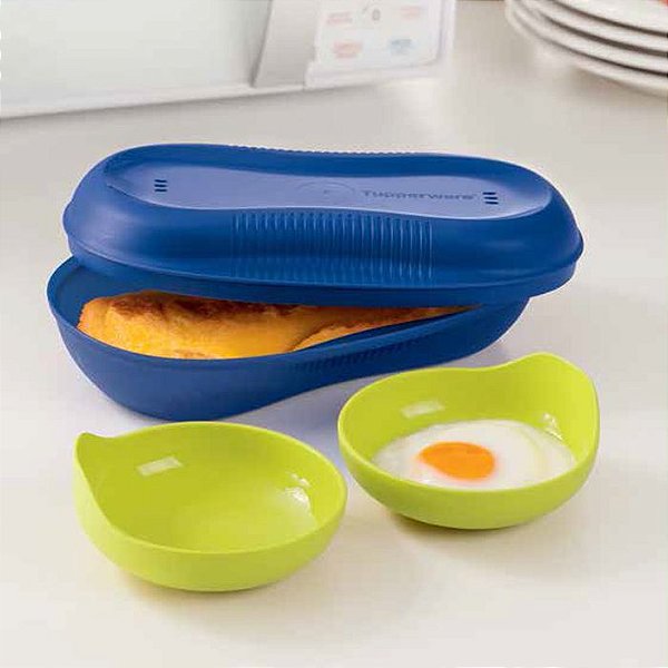 Tupperware Instant Gourmet 430ml Azul + Instant Egg