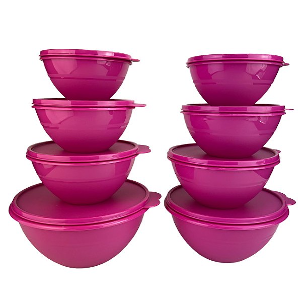 Kit Tupperware PDA 08/2025 Tigela Maravilhosa 8 peças
