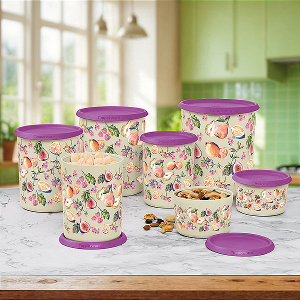 Kit Tupperware PDA 07/2025 Instantânea Mágica Figos 7 Peças