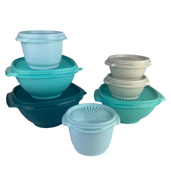 Kit Tupperware PDA 09/2025 Tigela Sensação 8 peças