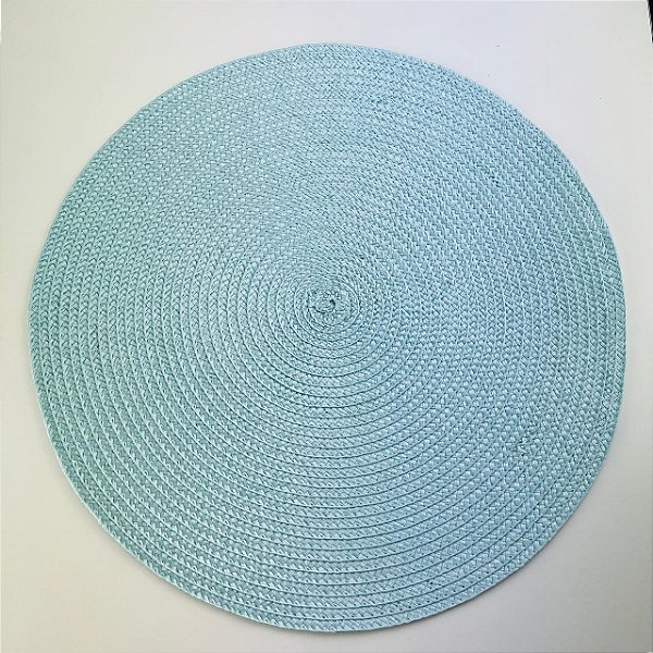 Jogo Americano Redondo Azul Céu 37cm