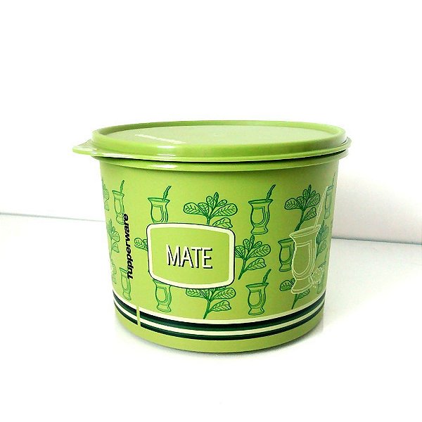 Tupperware Caixa para Erva Mate 1 Kg Verde