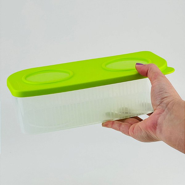 Tupperware Fresh Box Retangular 1 litro Verde
