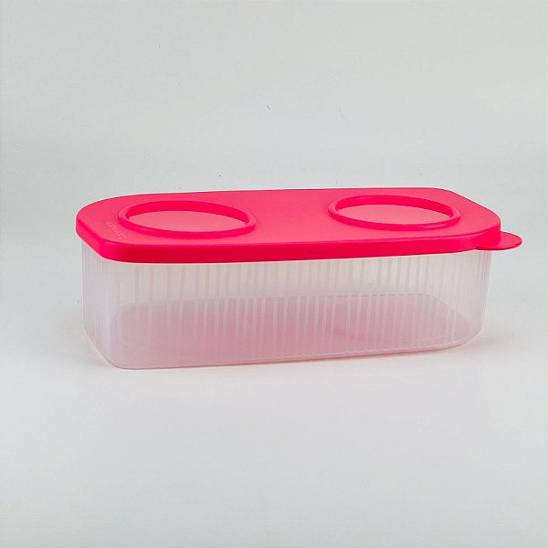 Tupperware Fresh Box Retangular 1 litro Flamingo