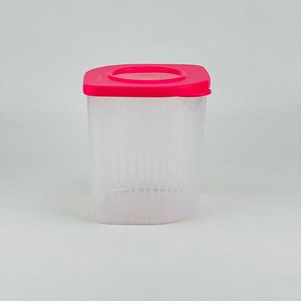 Tupperware Fresh Box Quadrada 1 litro Flamingo
