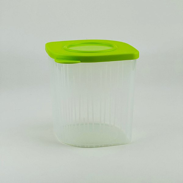 Tupperware Fresh Box Quadrada 1 litro Verde