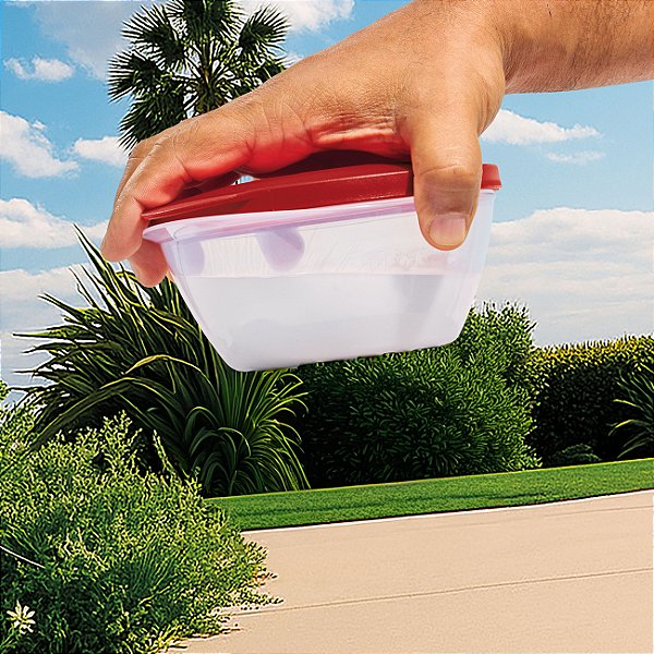 Tupperware Style 425ml  Vermelho Carmim