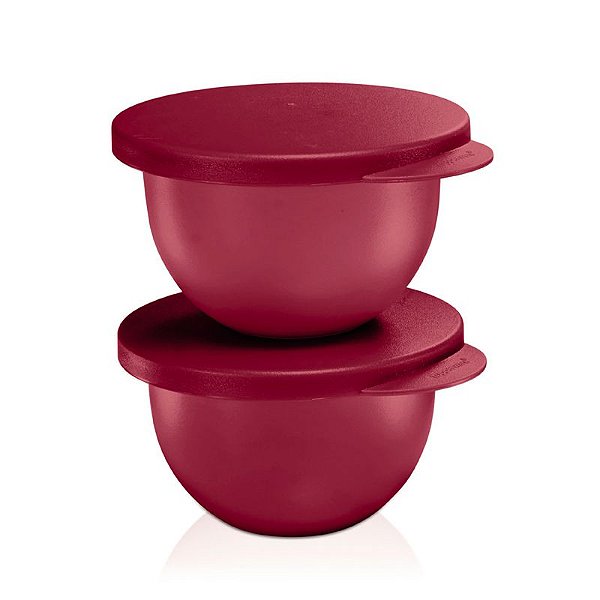 Tupperware Tigela Murano Marsala Kit 2 peças