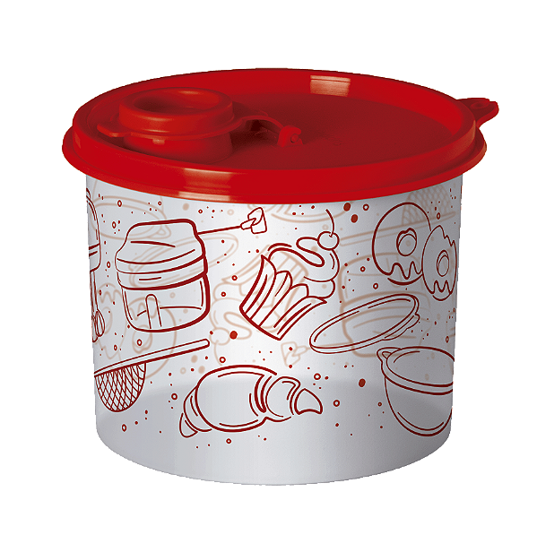 Tupperware Redondinha com Bico Dosador Receitas 500ml