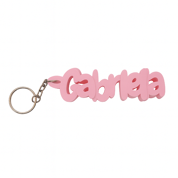 Chaveiro com Nome Personalizado 3D
