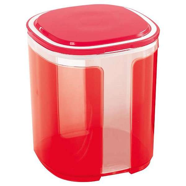 Tupperware Pote Visual 1,5 litro Vermelho
