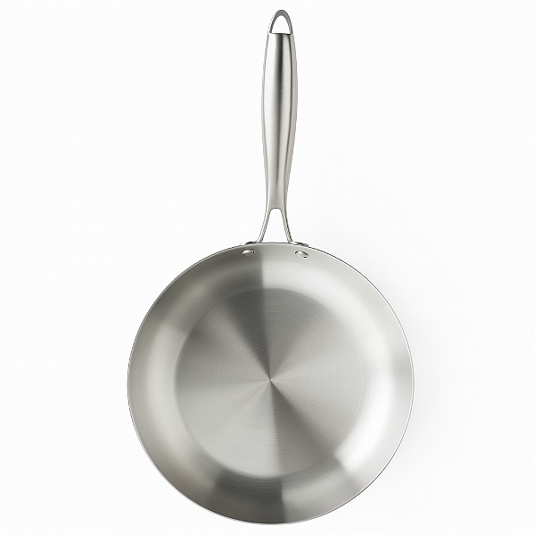Frigideira de Aço Inoxidável 28cm