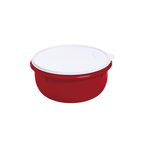 Tupperware Tigela Batedeira 3,2 litros Vermelho e Branco