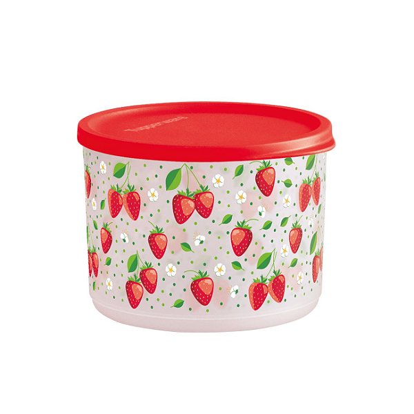 Tupperware Refri Line Redondo Morangos 2,1 Litros