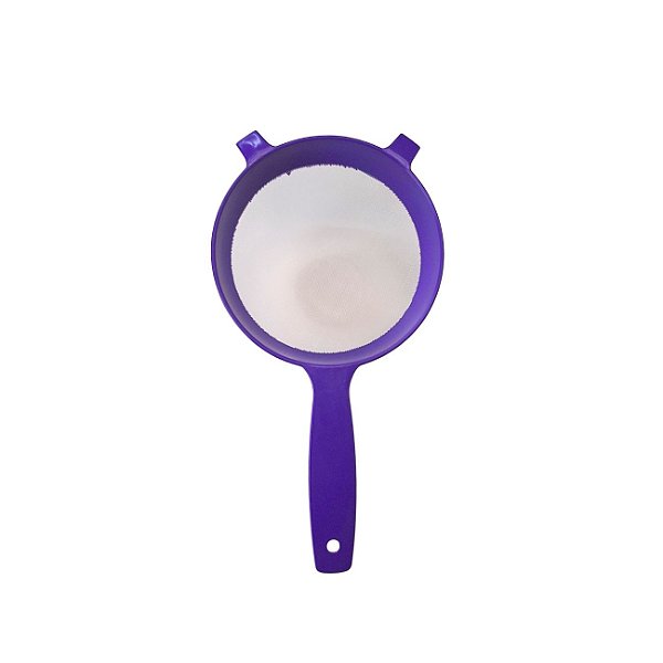 Peneira de Plástico Grande 18 cm Roxa