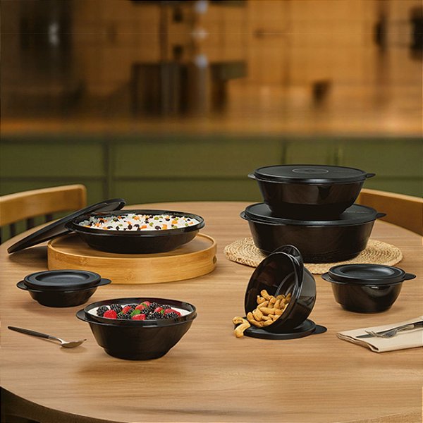 Kit Tupperware PDA 13/2025 Tigela Design 7 peças