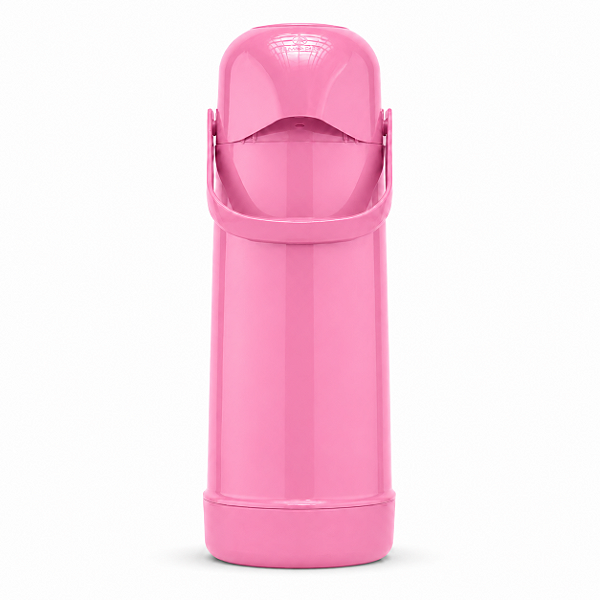 Garrafa Térmica 1 litro Pressão Rosa Magic Pump Termolar