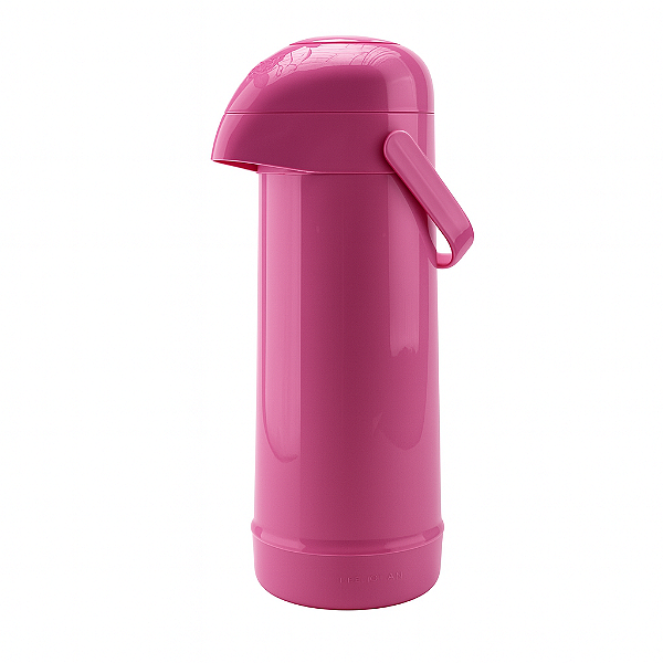 Garrafa Térmica 1 litro Pressão Rosa Magic Pump Termolar
