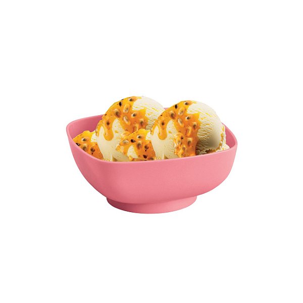 Tupperware Tigelinha Quadrada Rosa Quartzo 300ml