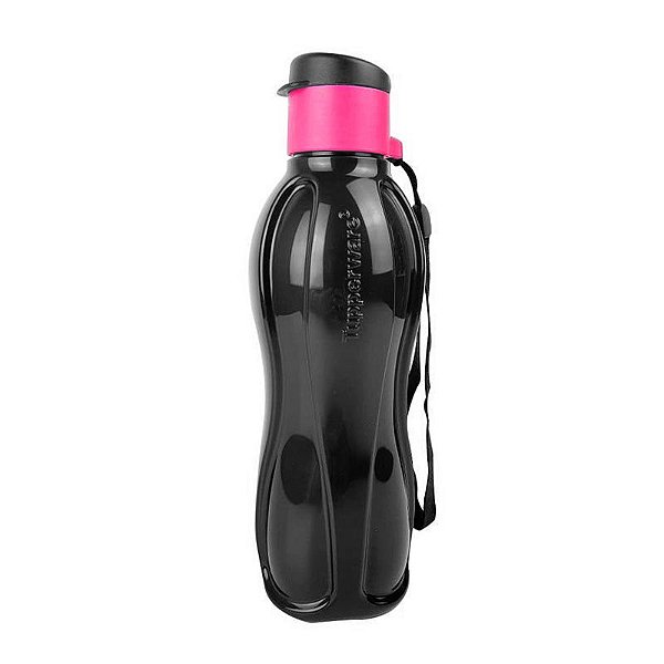 Tupperware Eco Tupper Garrafa Plus Black Pink 500ml