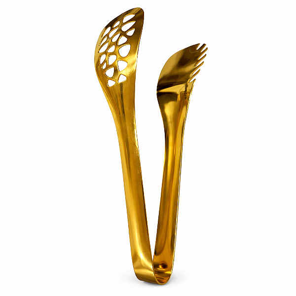 Pegador de Massa Inox Dourado 25cm Gold Multiuso