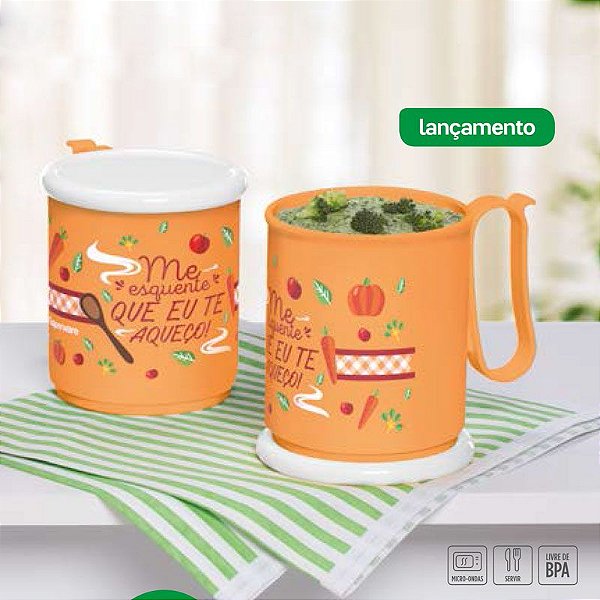 Tupperware Caneca Jumbo Sopa Kit 2 peças