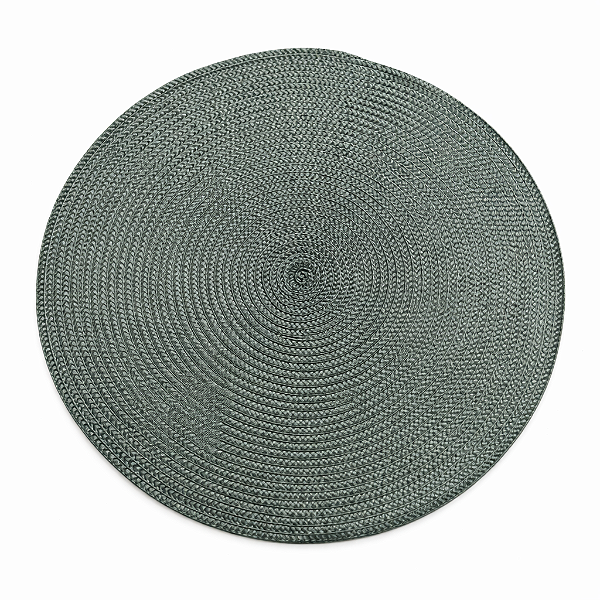 Jogo Americano Redondo Verde Escuro 38cm