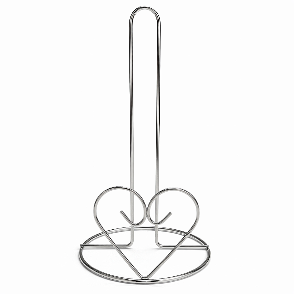 Porta Papel Toalha de Mesa Coração 29cm